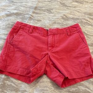 Gap size 1 Women’s Classic Cotton Chino Shorts in Coral Pink